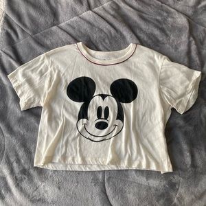 disney mickey mouse crop top